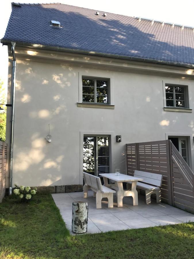 Farmhouse Eckartsberg Im Zittauer Gebirge - Gemuetliche Und Moderne Ferienwohnungen Mit Terrasse Exterior foto
